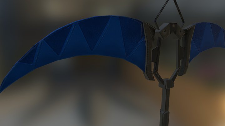 Edged Pick-axe. 3D Model