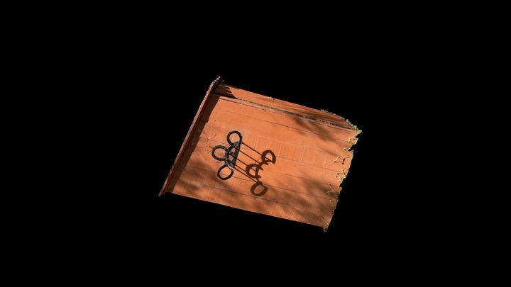 Orange Shed 3D Model