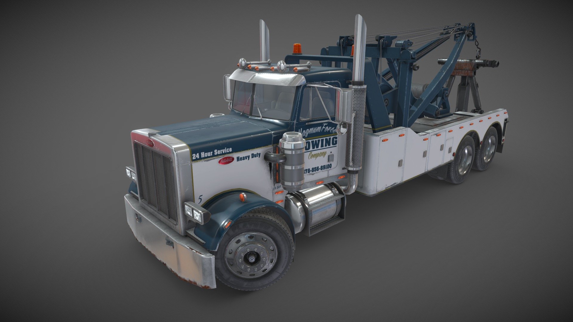 Peterbilt 359 wrecker - Buy Royalty Free 3D model by Veaceslav ...