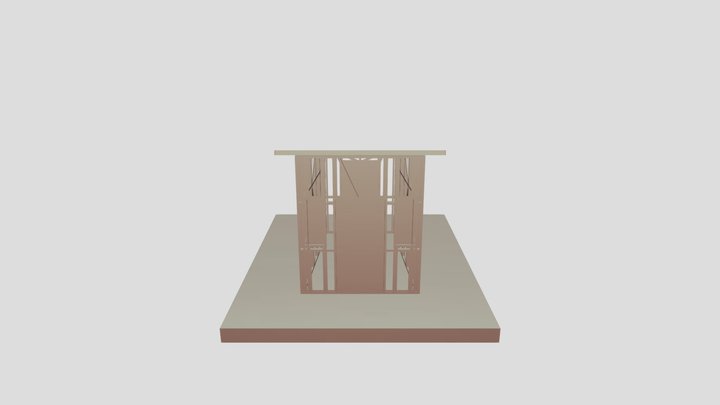 КСК035 Хозблок2 3D Model