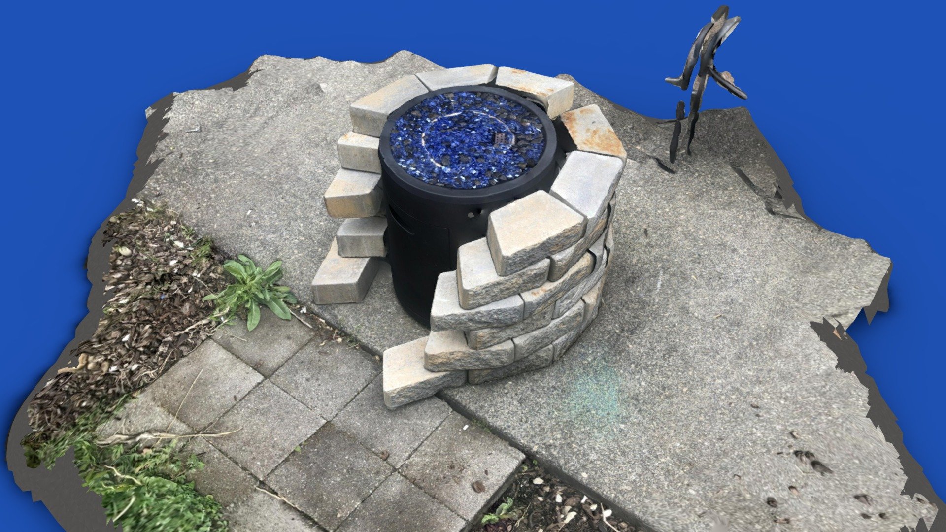 fire place — Sketchfab embed 3D viewer