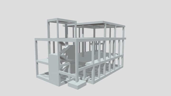 Projeto Comercial (Oficina) e Residencial 3D Model