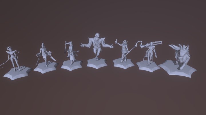 DRAFT GAME 3D Model