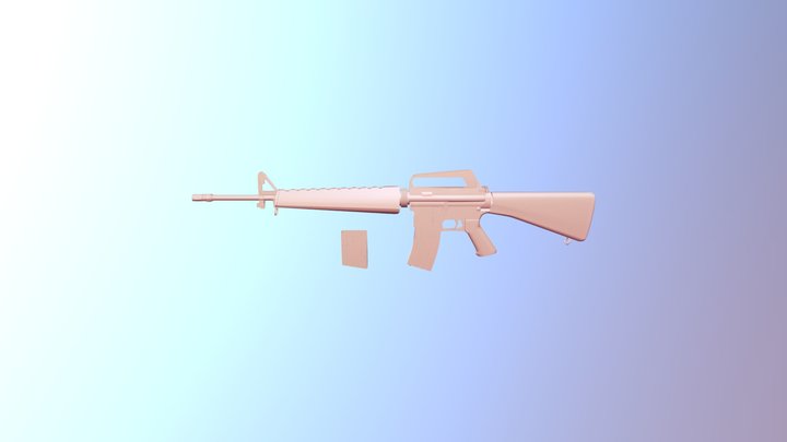 M16A1 - Beben 2018 3D Model
