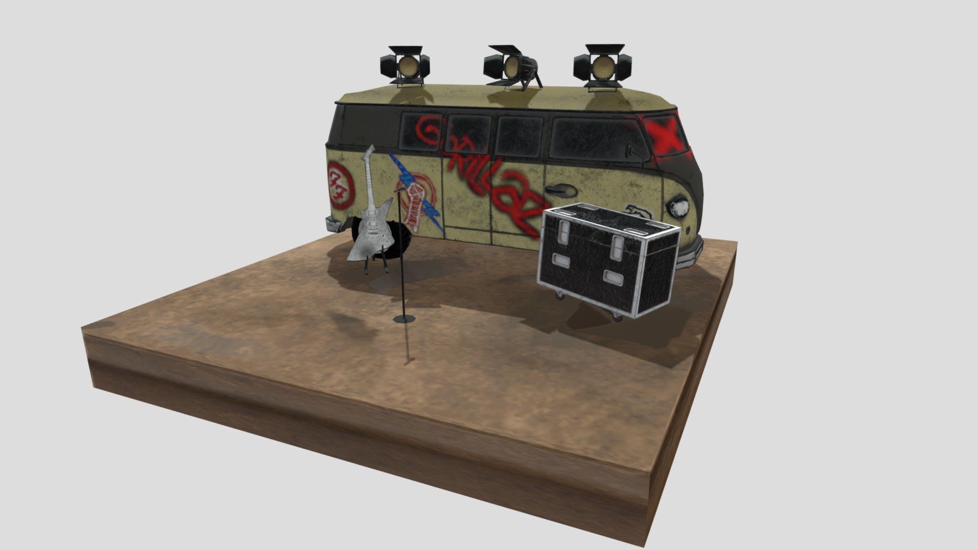 Rockstar's Tour Van - 3D model by lucien lawson (@lucienlawson1 ...