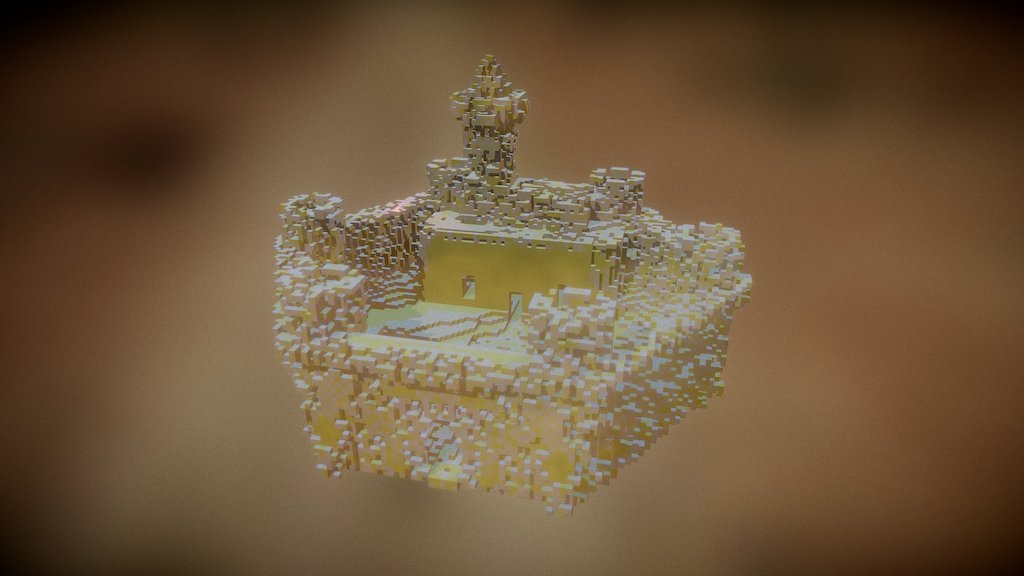 Sandy Castle Ruins Animation