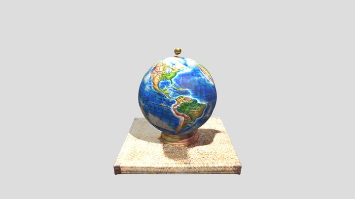 Globo terraqueo 3D Model