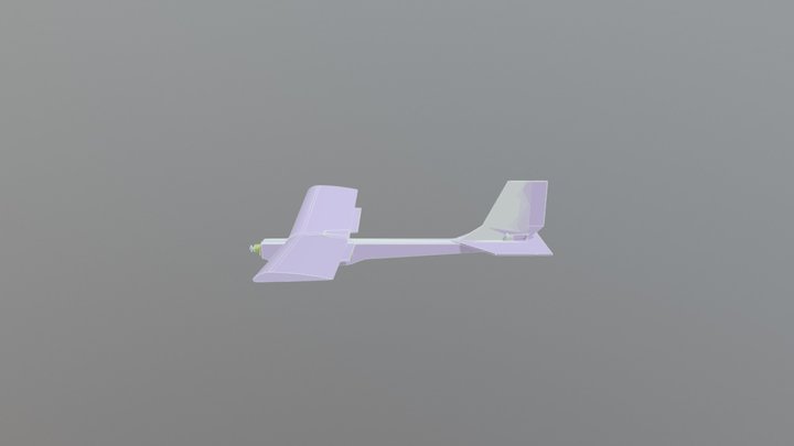 Single Fuselage RC Plane 3D Model