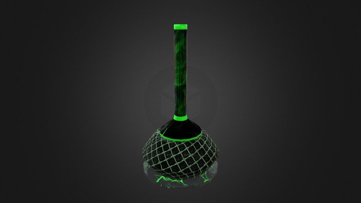 A spacey looking vase or bottle
