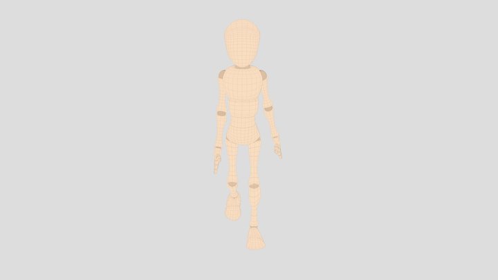 Walk Cycle Animation (re-upload) 3D Model