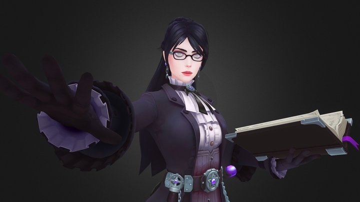 Victorian Witch 3D Model