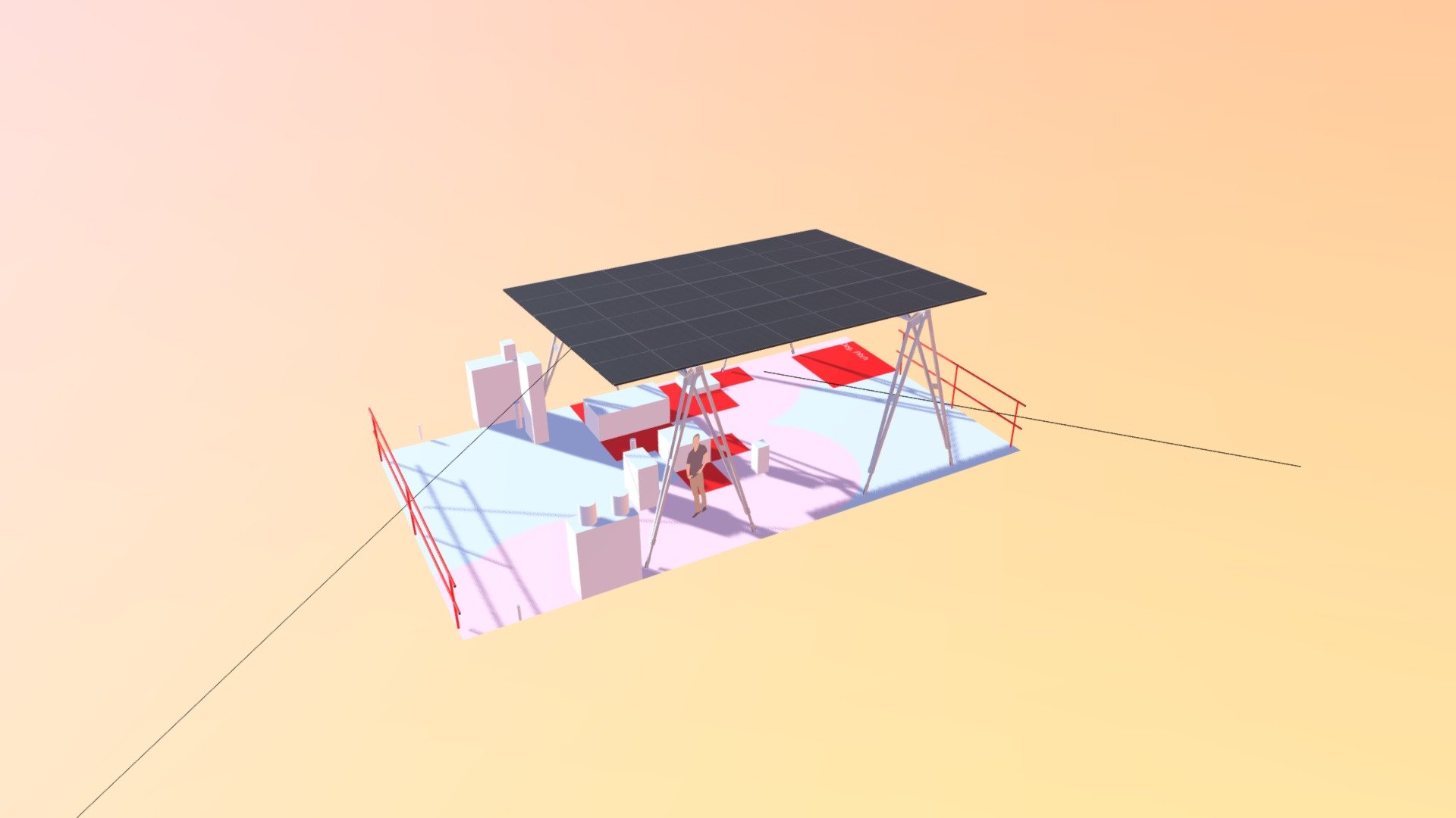 510 Hart St 18 Mod Qcell Canopy - 3D model by Brooklyn SolarWorks ...