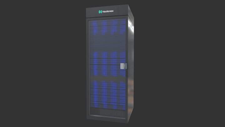 Rack Servidores Nodonex Data Center 3D Model