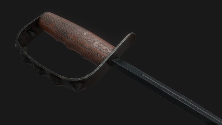 Trench Knife 3D Model