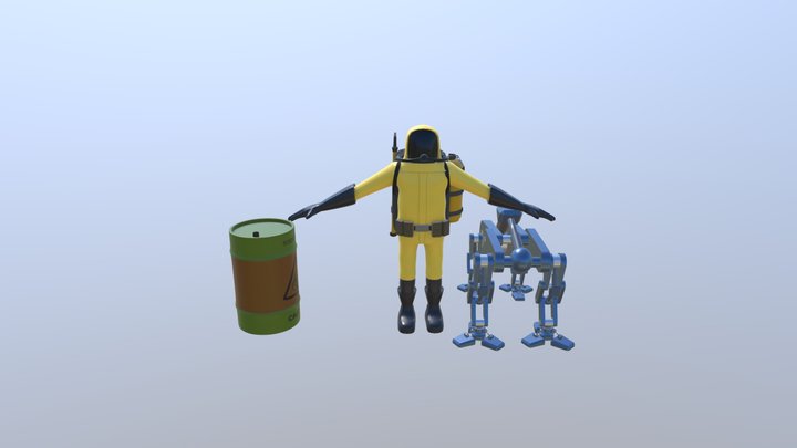 Radioactive Man 3D Model
