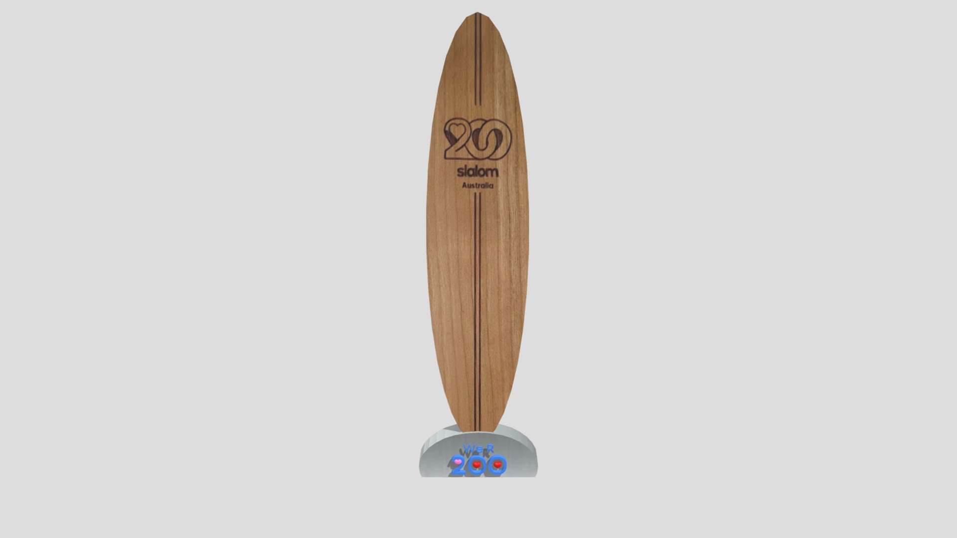 200 Surfboard Plaque