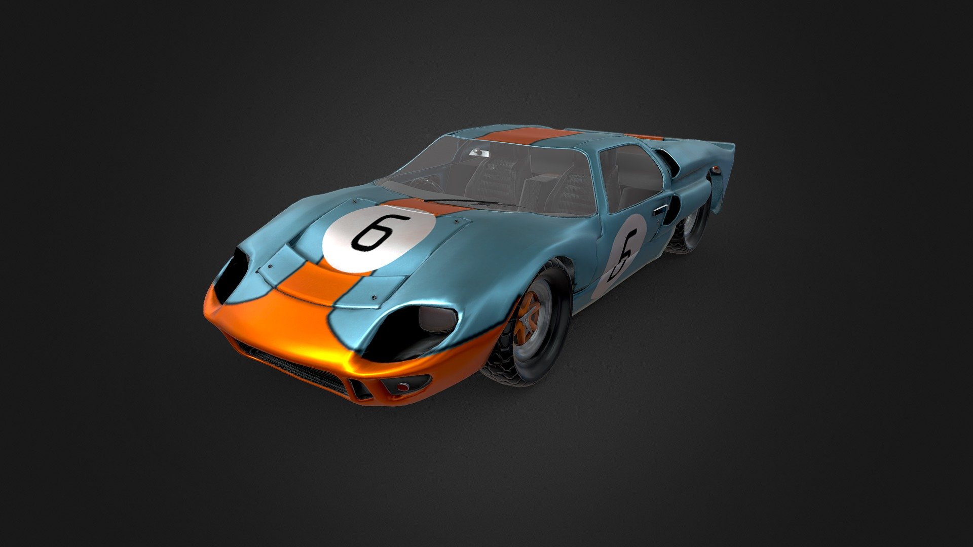 FORD GT40 - Buy Royalty Free 3D model by L'Atelier 5D (@lesateliers3d ...