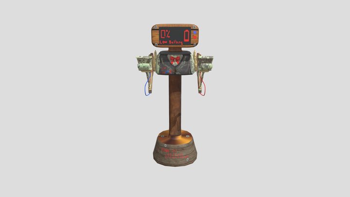 Happy The Bartender 3D Model