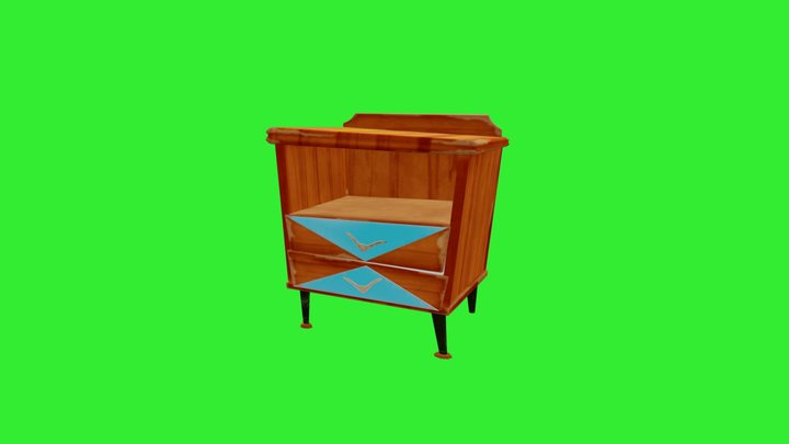 Hello Neighbor 2 small Nightstand 3D Model
