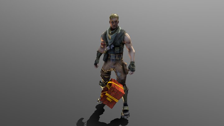 Present box Emote 3D Model