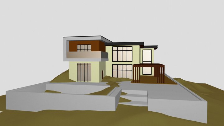 Frontier House 3D Model