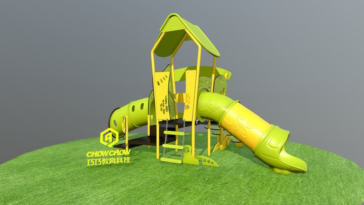 绿色小屋 3D Model