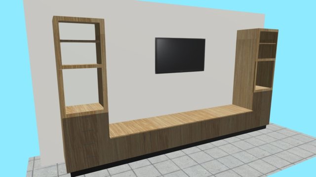 Mueble TV Ignacio_Vivanco 3D Model