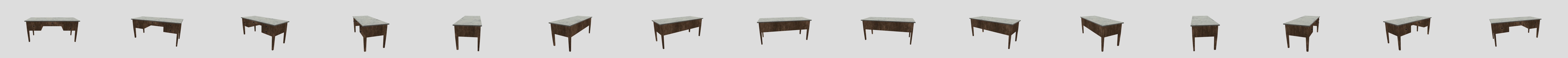 Desk 3D Model
