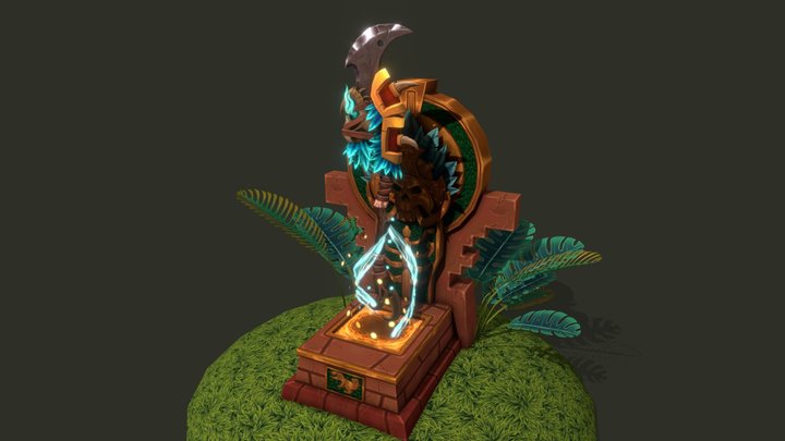 WeaponCraft Assignment | Rezan's Ritual Spear 3D Model