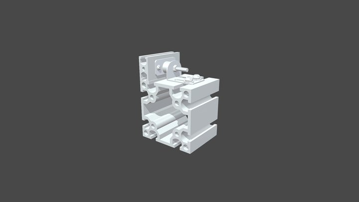 【DL-1580-A 門擋零件組】Magnetic Catch Assembly Part 3D Model