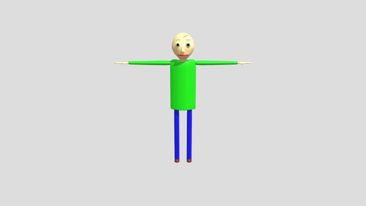 Baldi 3D Model