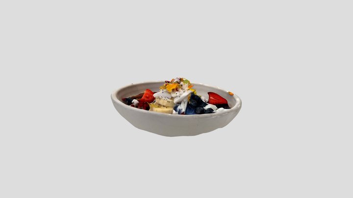 Smoothie Bowl 1 3D Model