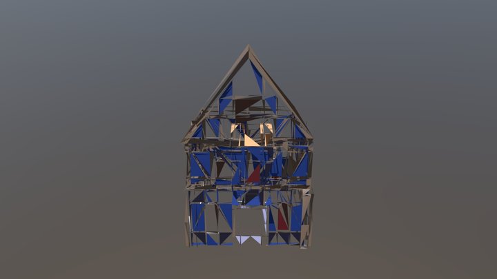 Fantasy Building 3D Model
