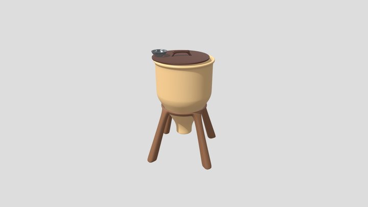 Terracotta container - زير ماء 3D Model
