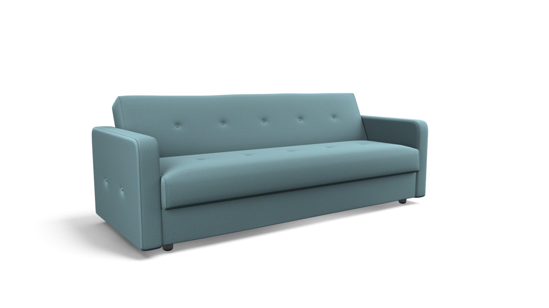 Chou Sofa Bed With Storage, Sherbert Blue Download Free 3D model by