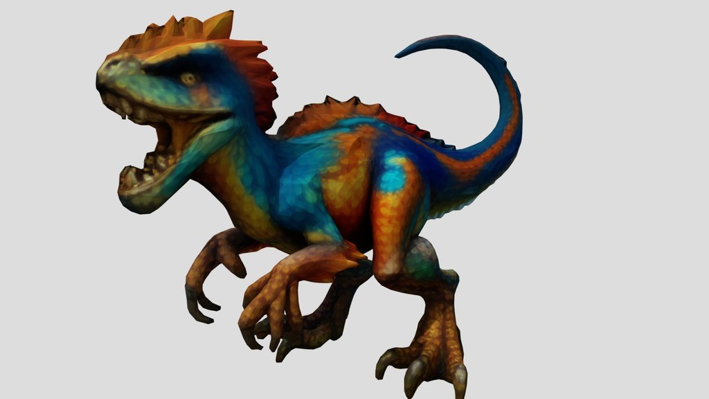Flame-Colored Tyrant Hunter - dinosaur