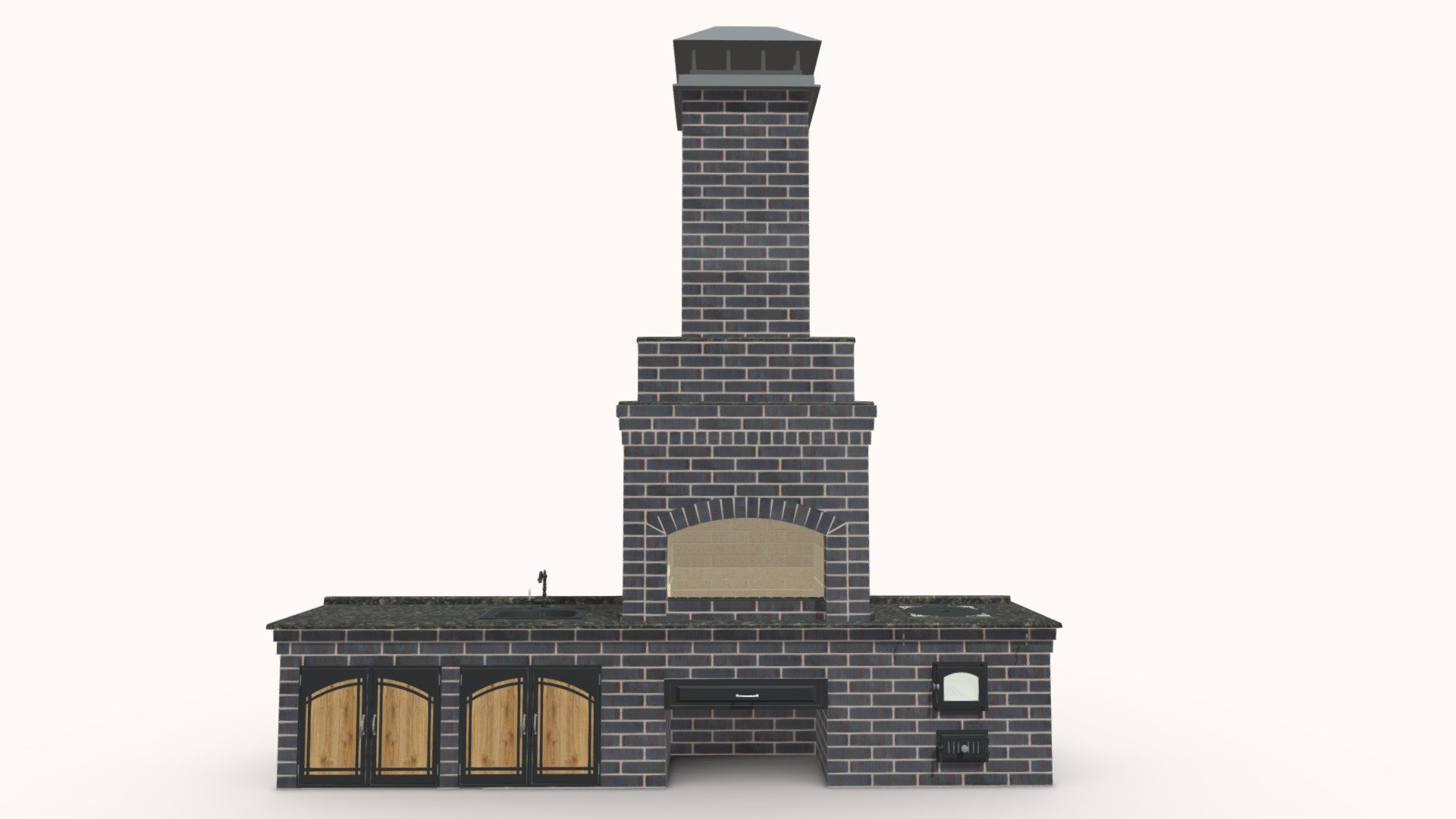 Мангал Ясеневая — Sketchfab embed 3D viewer