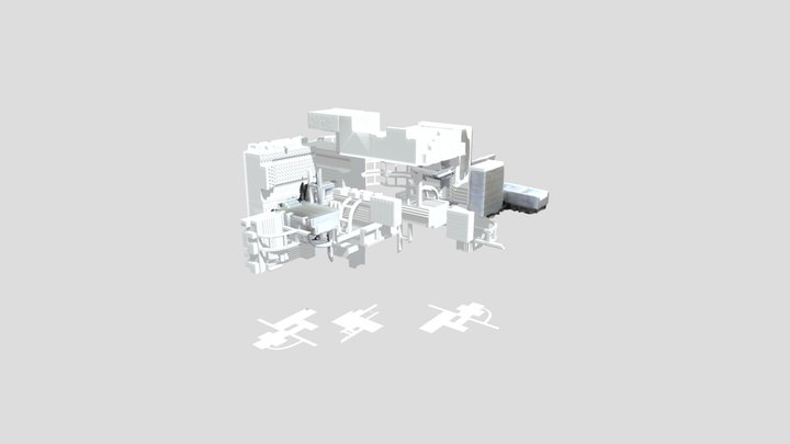 mediums composite model 3D Model