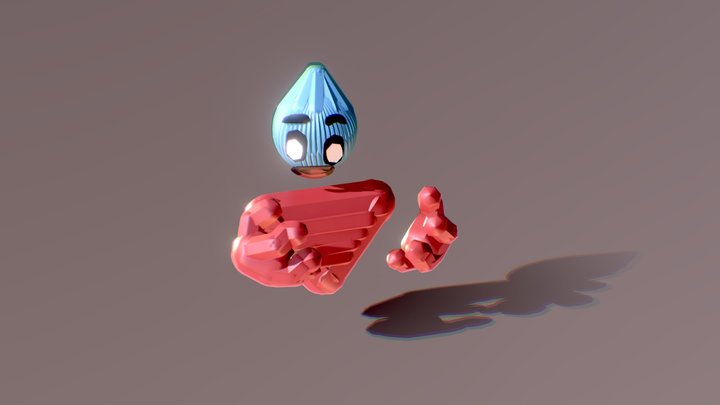 Kuende Mascot 3D Model