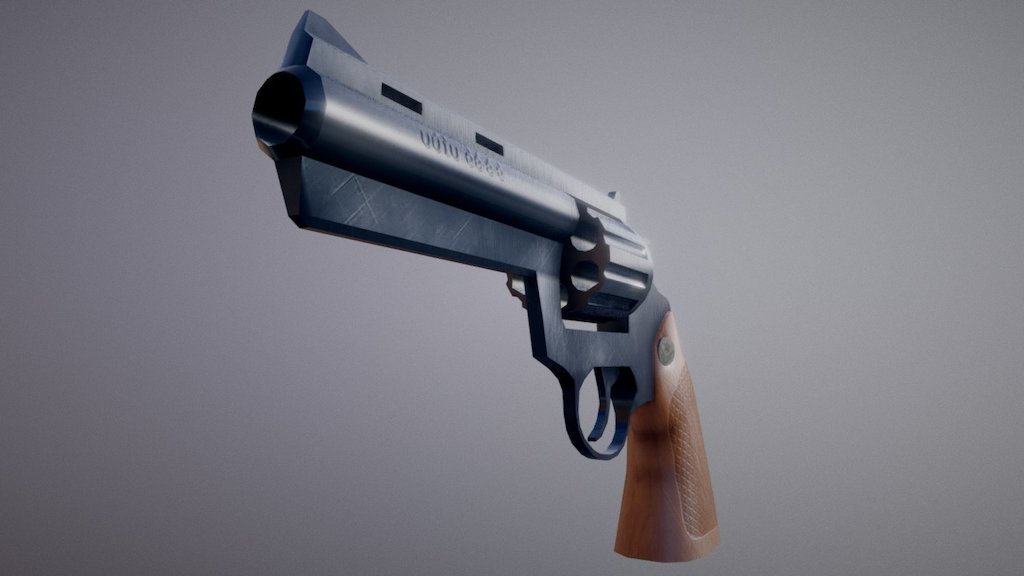 Revolver - 3D model by KVKH [1c7df83] - Sketchfab