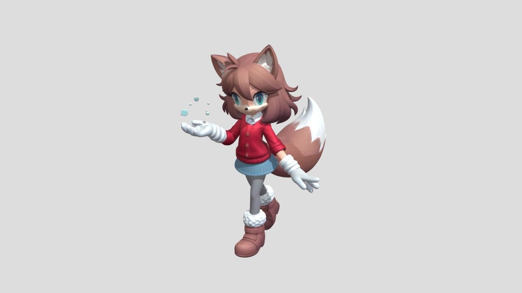 Snowbound Fox