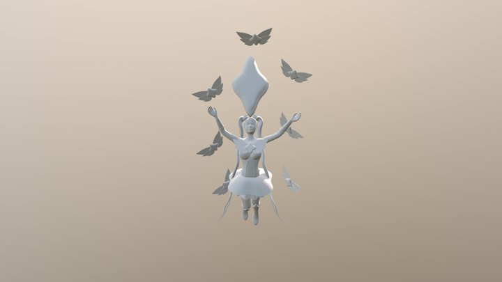 Magical_Girl_Sona_Star_Guardian 3D Model