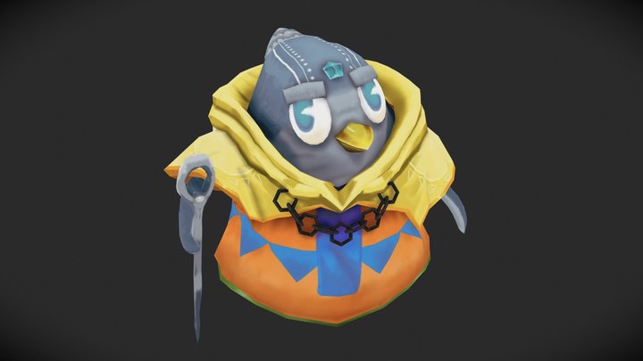 Player 2 RPG 3D Model