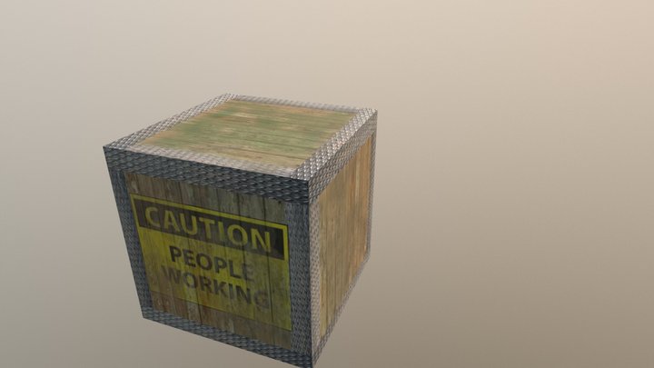 Newton_Crate1 3D Model