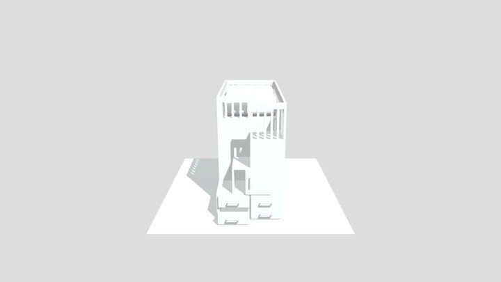 Loft_ Bed_SC 3D Model