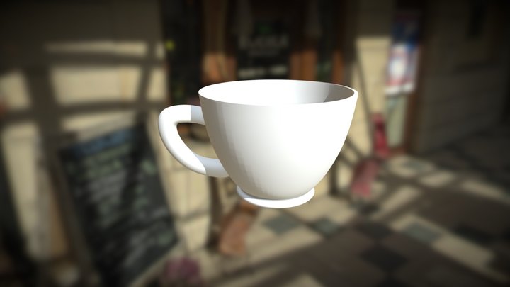 Simple Tea/Coffee Mug 3D Model
