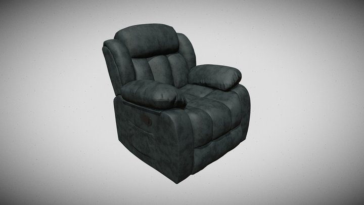 Recliner Sofa 3D Model