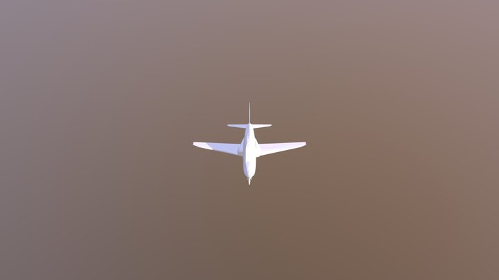 Red Arrows Jet 3D Model