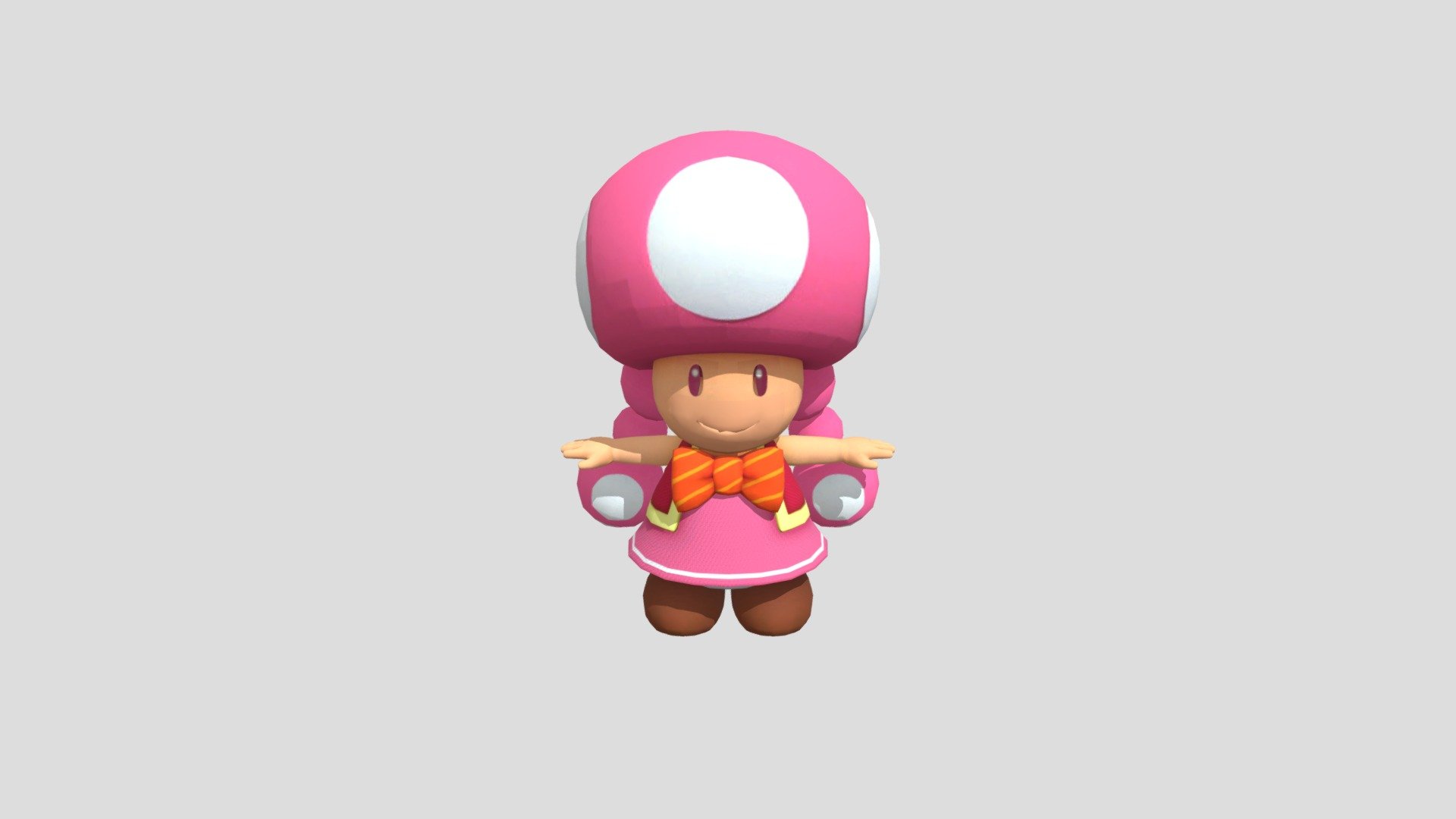 Nintendo Switch - Super Mario Party - Toadette - Download Free 3D model ...