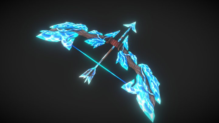 DAE Weaponcraft - Ice Bow 3D Model